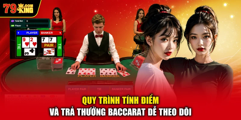 Quy trình tính điểm và trả thưởng Baccarat dễ theo dõi